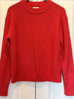 American Eagle Outfitters Red Crewneck Sweater